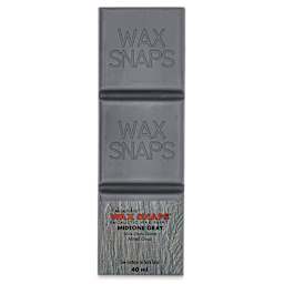 Enkaustikos Wax Snaps Encaustic Paints - Midtone Gray, 40 ml cake front of package