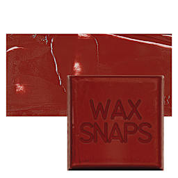 Enkaustikos Wax Snaps Encaustic Paint - Mars Venetian Red, 40 ml snaps and swatch