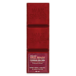  Enkaustikos Wax Snaps Encaustic Paints - Cadmium Red Deep, 40 ml cake front of package