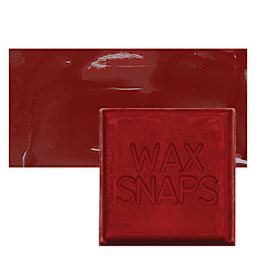 Enkaustikos Wax Snaps Encaustic Paint - Cadmium Red Deep, 40 ml snaps and swatch