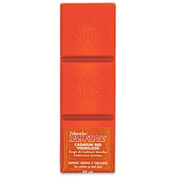 Enkaustikos Wax Snaps Encaustic Paints - Cadmium Red Vermilion, 40 ml cake front of package