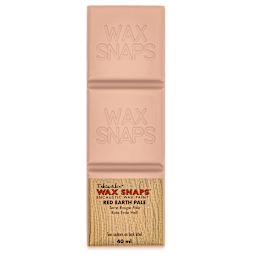 Enkaustikos Wax Snaps Encaustic Paints - Red Earth Pale, 40 ml cake front of package