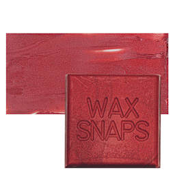 Enkaustikos Wax Snaps Encaustic Paint - Super Russet Pearl, 40 ml snaps and swatch