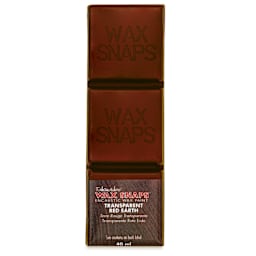 Enkaustikos Wax Snaps Encaustic Paints - Transparent Red Earth, 40 ml cake front of package