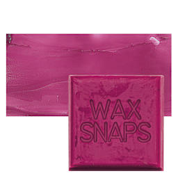 Enkaustikos Wax Snaps Encaustic Paint - Ultramarine Red, 40 ml snaps and swatch