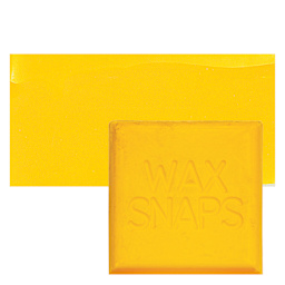 Enkaustikos Wax Snaps Encaustic Paint - Cadmium Yellow Medium, 40 ml snaps and swatch