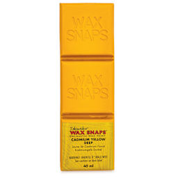 Enkaustikos Wax Snaps Encaustic Paints - Cadmium Yellow Deep, 40 ml cake front of package