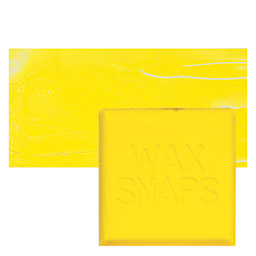Enkaustikos Wax Snaps Encaustic Paint - Cadmium Yellow Light, 40 ml snaps and swatch