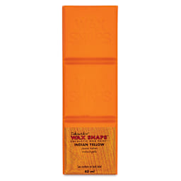 Enkaustikos Wax Snaps Encaustic Paints - Indian Yellow, 40 ml cake front of package