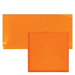 Enkaustikos Wax Snaps Encaustic Paint - Indian Yellow, 40 ml snaps and swatch