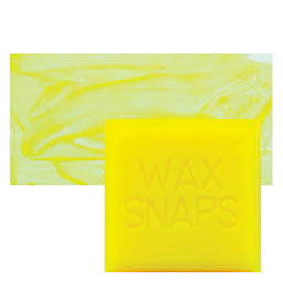 Enkaustikos Wax Snaps Encaustic Paint - Fluorescent Yellow, 40 ml snaps and swatch