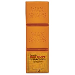 Enkaustikos Wax Snaps Encaustic Paints - Bohemian Orange, 40 ml cake front of package