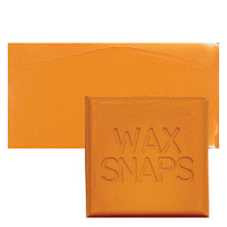 Enkaustikos Wax Snaps Encaustic Paint - Bohemian Orange, 40 ml snaps and swatch