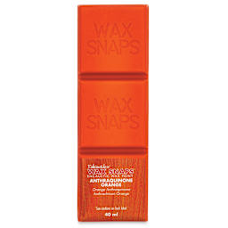 Enkaustikos Wax Snaps Encaustic Paints - Anthraquinone Orange, 40 ml cake front of package