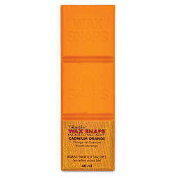 Enkaustikos Wax Snaps Encaustic Paints - Cadmium Orange, 40 ml cake front of package