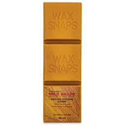 Enkaustikos Wax Snaps Encaustic Paints - Italian Golden Ochre, 40 ml cake front of package