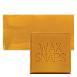 Enkaustikos Wax Snaps Encaustic Paint - Italian Golden Ochre, 40 ml snaps and swatch