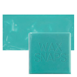 Enkaustikos Wax Snaps Encaustic Paint - Cobalt Aqua, 40 ml snaps and swatch