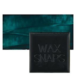 Enkaustikos Wax Snaps Encaustic Paint - Deep Lake, 40 ml snaps and swatch