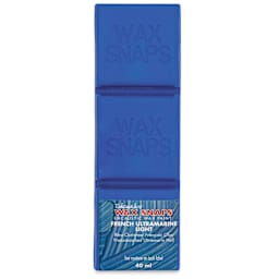 Enkaustikos Wax Snaps Encaustic Paints - French Ultramarine Light, 40 ml cake front of package