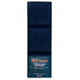 Enkaustikos Wax Snaps Encaustic Paints - Phthalo Blue Red Shade, 40 ml cake front of package