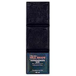 Enkaustikos Wax Snaps Encaustic Paints - Anthraquinone Blue, 40 ml cake front of package