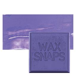 Enkaustikos Wax Snaps Encaustic Paint - Dioxazine Purple Light, 40 ml snaps and swatch