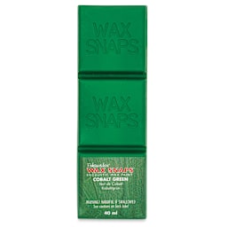 Enkaustikos Wax Snaps Encaustic Paints - Cobalt Green, 40 ml cake front of package