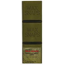 Enkaustikos Wax Snaps Encaustic Paints - Bohemian Green Earth, 40 ml cake front of package