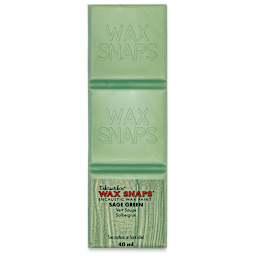 Enkaustikos Wax Snaps Encaustic Paints - Sage Green, 40 ml cake front of package