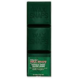 Enkaustikos Wax Snaps Encaustic Paints - Phthalo Green Yellow Shade, 40 ml cake front of package