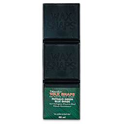 Enkaustikos Wax Snaps Encaustic Paints - Phthalo Green Blue Shade, 40 ml cake front of package