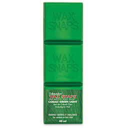 Enkaustikos Wax Snaps Encaustic Paints - Cobalt Green Light, 40 ml cake front of package