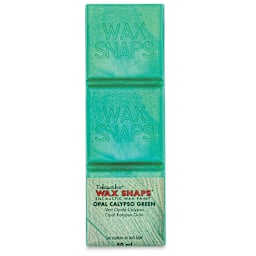 Enkaustikos Wax Snaps Encaustic Paints - Opal Calypso Green, 40 ml cake front of package