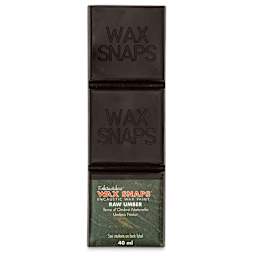 Enkaustikos Wax Snaps Encaustic Paints - Raw Umber, 40 ml cake front of package