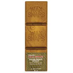 Enkaustikos Wax Snaps Encaustic Paints - Golden Bronze Metallic, 40 ml cake front of package