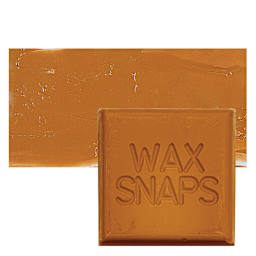 Enkaustikos Wax Snaps Encaustic Paint - Golden Brown, 40 ml snaps and swatch