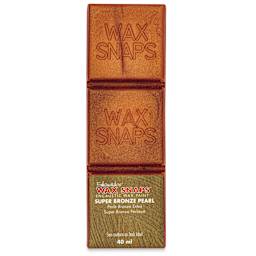Enkaustikos Wax Snaps Encaustic Paints - Super Bronze Pearl, 40 ml cake front of package