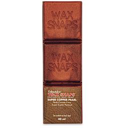 Enkaustikos Wax Snaps Encaustic Paints - Super Copper Pearl, 40 ml cake front of package