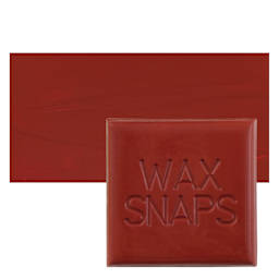 Enkaustikos Wax Snaps Encaustic Paint - Sanguine, 40 ml snaps and swatch
