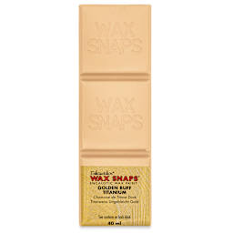 Enkaustikos Wax Snaps Encaustic Paints - Titanium Golden Buff, 40 ml cake