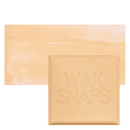 Enkaustikos Wax Snaps Encaustic Paint - Titanium Golden Buff, 40 ml snaps and swatch