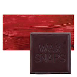 Enkaustikos Wax Snaps Encaustic Paint - Alizarin Gold, 40 ml snaps and swatch
