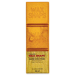 Enkaustikos Wax Snaps Encaustic Paints - Super Gold Pearl, 40 ml cake front of package