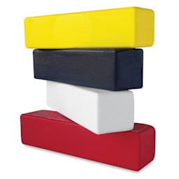 Enkaustikos EnkaustiKolors Paint Set - Set of 4 Primary Colors shown stacked 