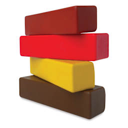 Enkaustikos EnkaustiKolors Paint Set - Set of 4 Earth Colors shown stacked 