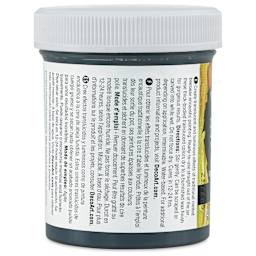DecoArt Wax Effects Acrylic Paint - Paynes Grey, 4 oz Jar (Back)