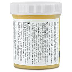 DecoArt Wax Effects Acrylic Paint - Aged Beeswax, 4 oz Jar (Back)