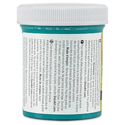 DecoArt Wax Effects Acrylic Paint - Cobalt Turquoise, 4 oz Jar (Back)