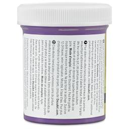 DecoArt Wax Effects Acrylic Paint - Dioxazine Purple, 4 oz Jar (Back)